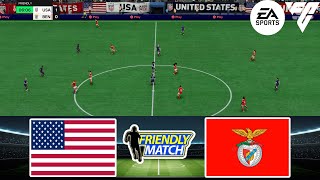 FC 24 - USA W vs Benfica W 13/10/2024 - Friendly Match - Gameplay PS5