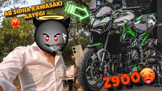 Z900 😱 | Ab Sidha Kawasaki Aayegi 🥵 | Virat Rider ⚠️| Ns 125 💯