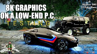 GTA 6 GRAPHICS || 8K RESOLUTION MAX RAY TRACING ULTRA SETTINGS ON LOW END PC || TESTING