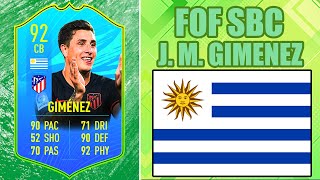 92 FOF GIMENEZ SBC FIFA 21 (AMAZING CARD!!) | FIFA 21 ULTIMATE TEAM