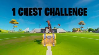 1 CHEST CHALLENGE - Fortnite Battle Royale