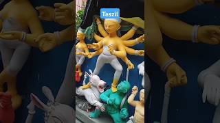 Devi Durga Murty at Kumartuli Kolkata 🏰🎖️🎀 #Durga #Puja #Kumartuli #YtShorts #Viral #Trending