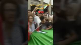 الطوفان المغربي نصرة لفلسطين