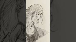 Quick Ellie Williams Sketch #art #drawing #shorts #thelastofus #sketch