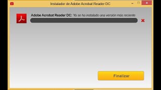 Error al instalar adobe reader(Solución)