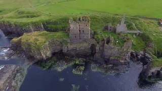 Sinclair Castle Girnigoe Drone 6th August 2016