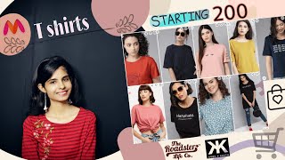 T shirts from Myntra | Starting 200