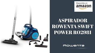 Rowenta Swift Power RO2981, aspiradora sin bolsa, sistema ciclónico, depósito 1.5 L, cepillo parquet