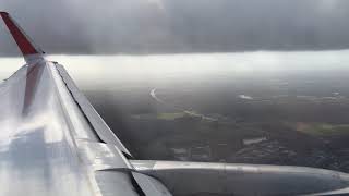 Landing in Hannover (HAJ) Germany from Sheremetyevo (SVO) Moscow - Aeroflot Flight SU 2342