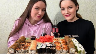 MUKBANG РОЛЛЫ / МУКБАНГ  ROLLS