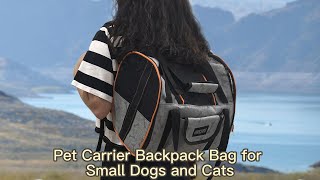 Pet Super Ventilated Design Travel Carrier Backpack for Small Pet