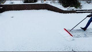 SCHNEEADE-Test: Schnee schieben 2021