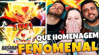 2 EM 1 DO GOHAN (Dragon Ball Z) | ANIRAP Mirai Gohan + BASARA Fúria Saiyajin | FAMILY REACTS