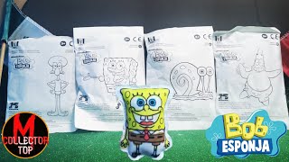 Colección de Peluches Lavables de Bob Esponja Para Colorear de KFC 2024