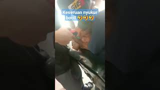 CARA NYUKUR BOCIL || NYUKUR RAMBUT BALITA