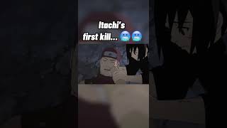 Itachi’s first kill… 🥶🥶 #narutoshippuden #shorts