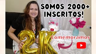 SOMOS 2000 INSCRITOS !!! VLOG DE COMEMORAÇÃO | ASSISTA ATÉ O FINAL - Jay Fonseca Oficial