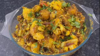 Punjabi Indian Style Aloo Gobi Sabji