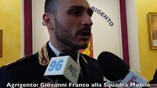 Agrigento, Giovanni Franco ala squadra mobile