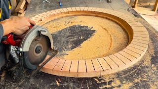 Woodworking Crafts Hands Always Creative Wonderful // ROLEX Wooden Tea Table Design Ideas