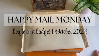 BOUJIE ON A BUDGET LUXE HAPPY MAIL OCTOBER 2024 | LOW INCOME | BUDGETING