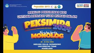 PEKSIMIDA Tangkai Monolog Day 2 || Universitas Tidar 29-31 Juli 2024