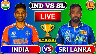 🔴Live: India vs Sri Lanka | Live Cricket Match Today | IND vs SL Live Match 2nd innings #livescore