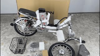 Сборка электровелосипеда Jetson Pro Max 20D, как собрать электровелосипед дома.