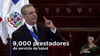 SeNaSa en el exterior Salud RD Rendición de cuentas presidente Luis Abinader - Tips TV online