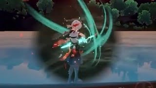 Kazuha burst without Zoom/Animation on water!!