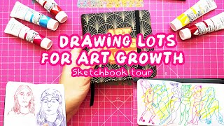 Drawing Lots For Art Growth - 265 People Sketchbook Tour