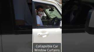 Collapsible Car Window Curtains To Protect From Scorching Heat|Easy To Install|Hetal Auto Agency