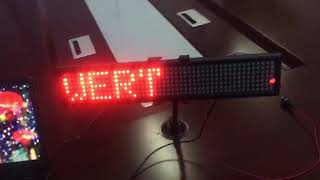 sample video for customized Indoor led display sign