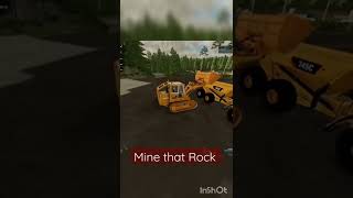 mine that rock #farmingsimulator22 #gaming