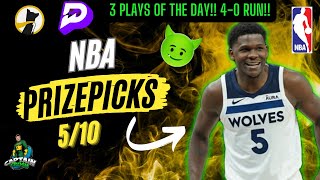 NBA PrizePicks Today | Best 5 Plays | Friday| 5/10/2024 | Flex Friday / UnderDog Fantasy