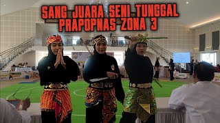 SANG JUARA SENI TUNGGAL PRAPOPNAS PENCAK SILAT ZONA 3 #prapopnas