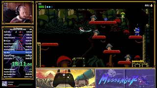 The Messenger - Quillshroom Marsh in 2:53.09 | (New Game, No OoB)