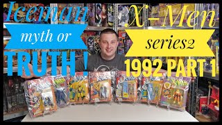 Toy biz X-Men wave 2 action figures 1992 review & price guide #xmen #toybiz