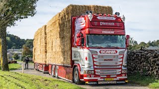 SCANIA R580 V8 TRANSPORTS PIERRARD 🚚 Livraisons de pellets/paille/blocs béton