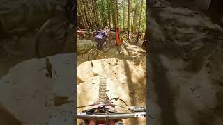 💯 GNARLY!!! 🫣 Kids learning 1199 for #Crankworx #Whistler DH race #mtb #wow #bike #sports