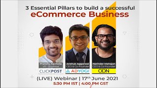 The 3 essential pillars to build a successful eCommerce business