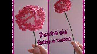 Fiore di Garofano all'uncinetto - Carnation Flower