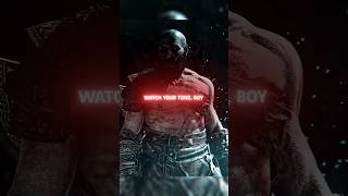 "WATCH YOUR TONE BOY" was cold af 🥶🔥 #kratos #godofwar #godofwarragnarok #edit #shorts #shortsfeed