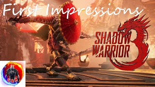 Shadow Warrior 3 First impressions PS5 Gameplay commentary