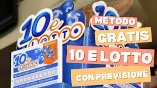 sistema  gratis per il 10 e lotto