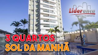 Apartamento 3 quartos, sol da manhã com armários no Aloha Club Residence, Barra Bonita - Recreio