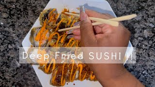 ♡ My First Time attempting to make Deep Fried Sushi !!!