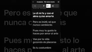 Los Invasores De Nuevo León - Por Amor Al Arte Karaoke Desvocalizado