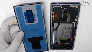 Sony Xperia 1 J9110 Battery Cover Akkudeckel Replacement Austausch Wechseln