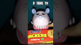 Little Pink Mouse! - Don't Try to Touch his Yummy Crackers #trending #fun #sounds #viral #shorts